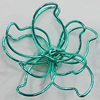 Iron Thread Component Handmade Lead-free, Flower 38mm, Sold by Bag