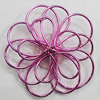 Iron Thread Component Handmade Lead-free, Flower 39mm, Sold by Bag