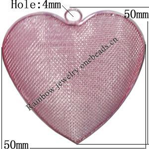 Iron Thread Component Handmade Lead-free, Heart 50x50mm, Sold by Bag