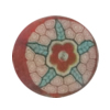 Pottery Clay Cabochons, NO-Hole Jewelry Fingings, Coin 10mm Thick:About 5mm, Sold by Bag