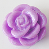 Resin Cabochons, No Hole Headwear & Costume Accessory, Flower, About 13mm in diameter, Sold by Bag