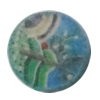 Pottery Clay Cabochons, NO-Hole Jewelry Fingings, Coin 10mm Thick:About 5mm, Sold by Bag