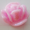 Resin Cabochons, No Hole Headwear & Costume Accessory, Flower, About 12mm in diameter, Sold by Bag