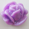 Resin Cabochons, No Hole Headwear & Costume Accessory, Flower, About 12mm in diameter, Sold by Bag