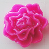 Resin Cabochons, No Hole Headwear & Costume Accessory, Flower, About 15mm in diameter, Sold by Bag