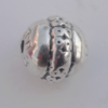 Jewelry findings, CCB plastic Beads Antique sliver, 12x12mm Hole:2mm, Sold by Bag