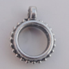 Jewelry findings, CCB plastic Connector Antique sliver, 20x15x10mm Hole:2mm, Sold by Bag