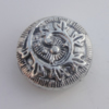 Jewelry findings, CCB plastic Beads Antique sliver, Coin 22x10mm Hole:2mm, Sold by Bag