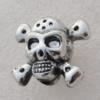 Jewelry findings, CCB plastic Beads Antique sliver, 24x28mm Hole:3mm, Sold by Bag