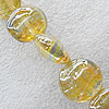 Lampwork Beads, Flat Round 20mm Hole:1.5mm, Sold by PC