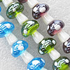 Lampwork Beads, Mix Color 20x17mm Hole:1.5mm, Sold by Group