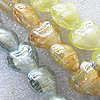 Lampwork Beads, Mix Color Heart 20mm Hole:1.5mm, Sold by Group