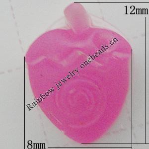 Resin Cabochons, No Hole Headwear & Costume Accessory, Fruit, About 12x8mm in diameter, Sold by Bag