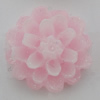 Resin Cabochons, No Hole Headwear & Costume Accessory, Flower, About 12mm in diameter, Sold by Bag