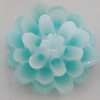 Resin Cabochons, No Hole Headwear & Costume Accessory, Flower, About 12mm in diameter, Sold by Bag