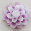 Resin Cabochons, No Hole Headwear & Costume Accessory, Flower, About 12mm in diameter, Sold by Bag