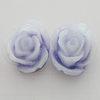 Resin Cabochons, No Hole Headwear & Costume Accessory, Flower, About 19mm in diameter, Sold by Bag