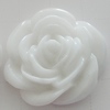 Resin Cabochons, No Hole Headwear & Costume Accessory, Flower, About 21mm in diameter, Sold by Bag