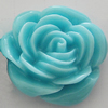 Resin Cabochons, No Hole Headwear & Costume Accessory, Flower, About 21mm in diameter, Sold by Bag