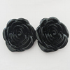 Resin Cabochons, No Hole Headwear & Costume Accessory, Flower, About 21mm in diameter, Sold by Bag