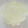 Resin Cabochons, No Hole Headwear & Costume Accessory, Flower, About 46mm in diameter, Sold by Bag