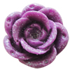 Resin Cabochons, No Hole Headwear & Costume Accessory, Flower, About 19mm in diameter, Sold by Bag