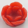 Resin Cabochons, No Hole Headwear & Costume Accessory, Flower, About 14mm in diameter, Sold by Bag