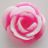 Resin Cabochons, No Hole Headwear & Costume Accessory, Flower, About 14mm in diameter, Sold by Bag