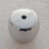 Jewelry findings, CCB plastic Beads Platina plated, Faceted Column 20x22mm Hole:3mm, Sold by Bag