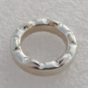 Jewelry findings, CCB plastic Donuts Platina plated, 24x16mm Hole:2mm, Sold by Bag