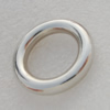 Jewelry findings, CCB plastic Donuts Platina plated, 34x22mm, Sold by Bag