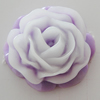 Resin Cabochons, No Hole Headwear & Costume Accessory, Flower, About 21mm in diameter, Sold by Bag