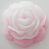 Resin Cabochons, No Hole Headwear & Costume Accessory, Flower, About 21mm in diameter, Sold by Bag