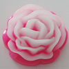 Resin Cabochons, No Hole Headwear & Costume Accessory, Flower, About 21mm in diameter, Sold by Bag