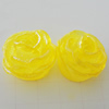 Resin Cabochons, No Hole Headwear & Costume Accessory, Flower, About 17mm in diameter, Sold by Bag