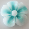 Resin Cabochons, No Hole Headwear & Costume Accessory, Flower, About 22mm in diameter, Sold by Bag