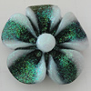 Resin Cabochons, No Hole Headwear & Costume Accessory, Flower, About 22mm in diameter, Sold by Bag