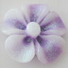 Resin Cabochons, No Hole Headwear & Costume Accessory, Flower, About 22mm in diameter, Sold by Bag