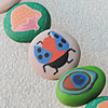 Pottery Clay Beads, Flat Round 24mm Hole:About 1.5mm , Sold by PC