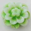 Resin Cabochons, No Hole Headwear & Costume Accessory, Flower, About 22mm in diameter, Sold by Bag