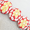 Pottery Clay Beads, Flat Oval 30x25mm Hole:About 1.5mm , Sold by PC