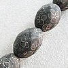 Pottery Clay Beads, Faceted Oval 26x20mm Hole:About 1.5mm , Sold by PC