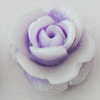 Resin Cabochons, No Hole Headwear & Costume Accessory, Flower, About 22mm in diameter, Sold by Bag