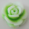 Resin Cabochons, No Hole Headwear & Costume Accessory, Flower, About 22mm in diameter, Sold by Bag