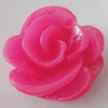 Resin Cabochons, No Hole Headwear & Costume Accessory, Flower, About 19mm in diameter, Sold by Bag