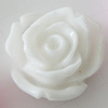 Resin Cabochons, No Hole Headwear & Costume Accessory, Flower, About 18mm in diameter, Sold by Bag