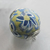 Pottery Clay Beads European, European Style, 12mm Hole:About 4.5mm, Sold by PC