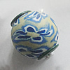 Pottery Clay Beads European, European Style, 12mm Hole:About 4.5mm, Sold by PC