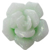 Resin Cabochons, No Hole Headwear & Costume Accessory, Flower, About 20mm in diameter, Sold by Bag