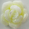 Resin Cabochons, No Hole Headwear & Costume Accessory, Flower, About 20mm in diameter, Sold by Bag